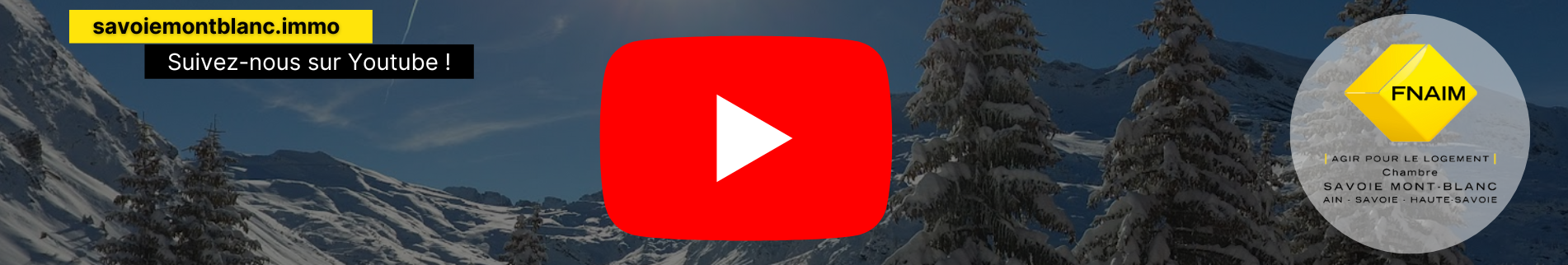 Chaine Youtube de la FNAIM Savoie Mont Blanc